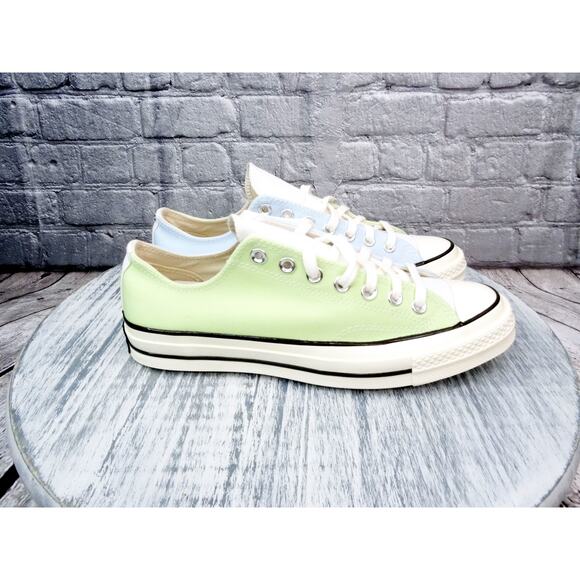 Converse Chuck Taylor 70  OX Citron This Chambray Blue/Spring Green Men 8.5 NIB - Picture 6 of 11